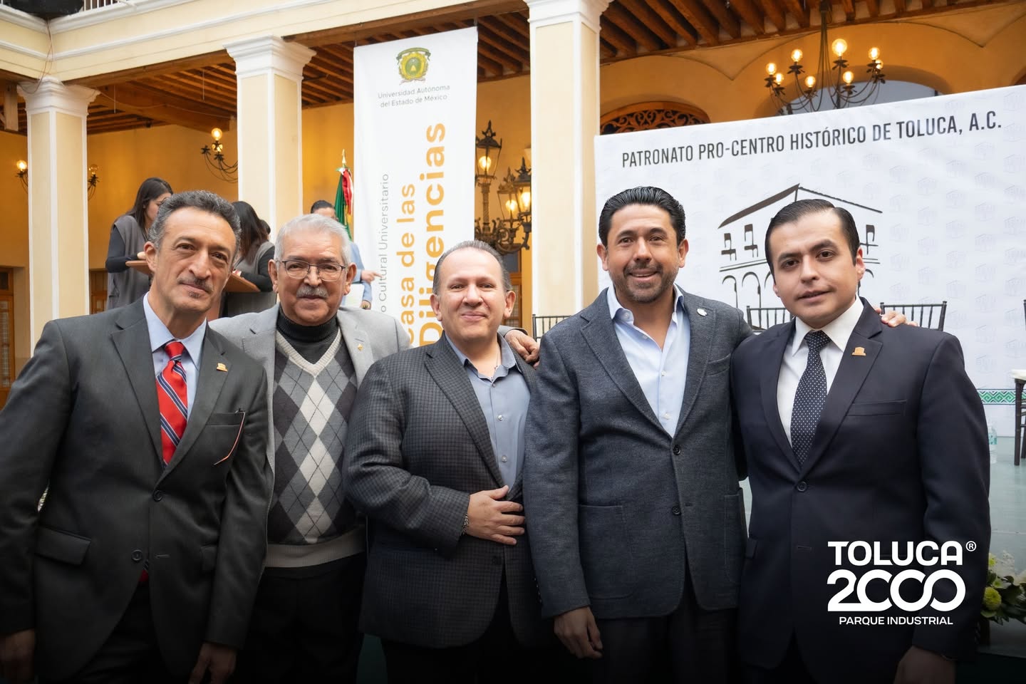 Toma de protesta nueva presidencia Patronato Pro Centro Histórico de Toluca