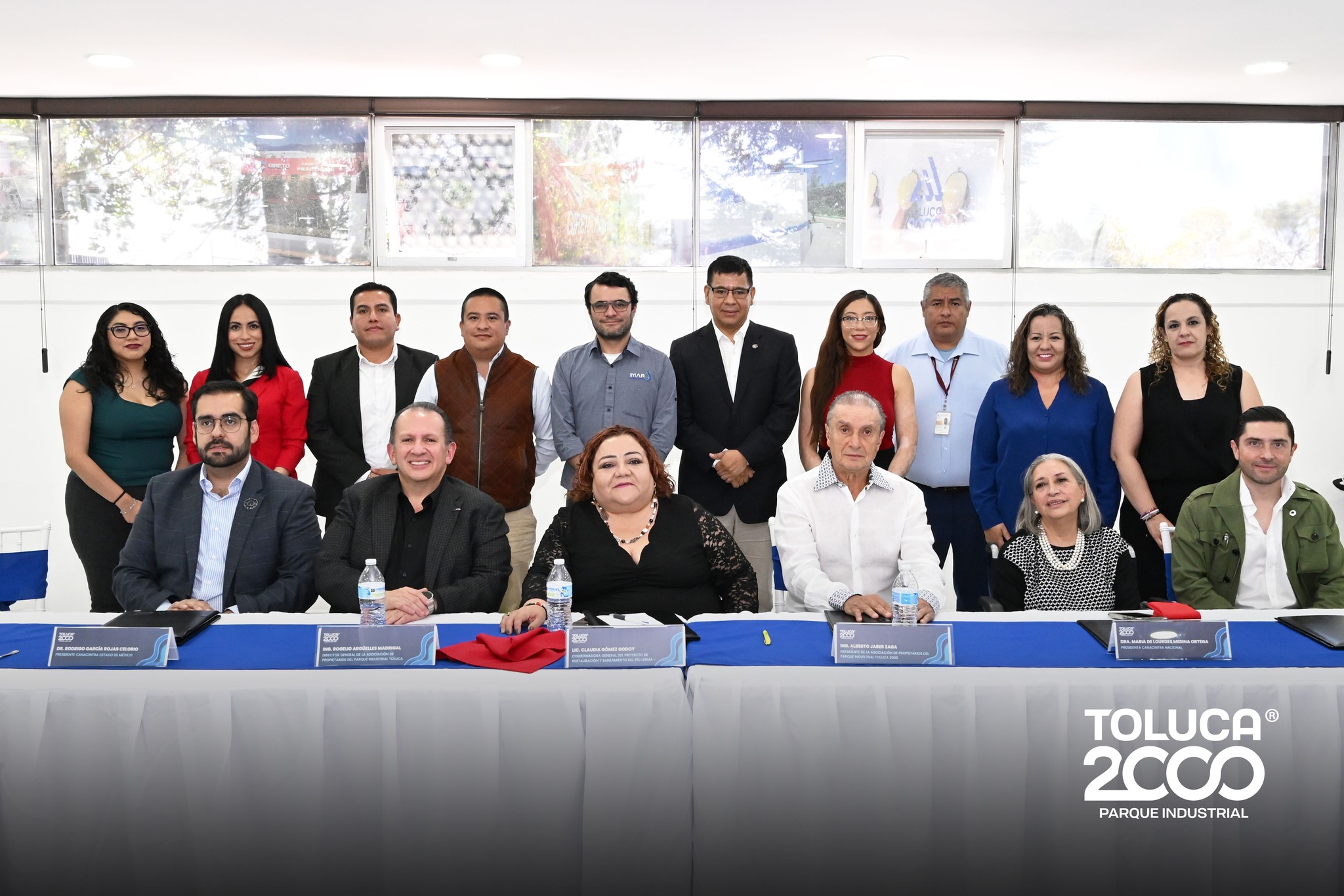 Visita el Parque Industrial Toluca 2000 la Lic. Claudia Gómez Godoy